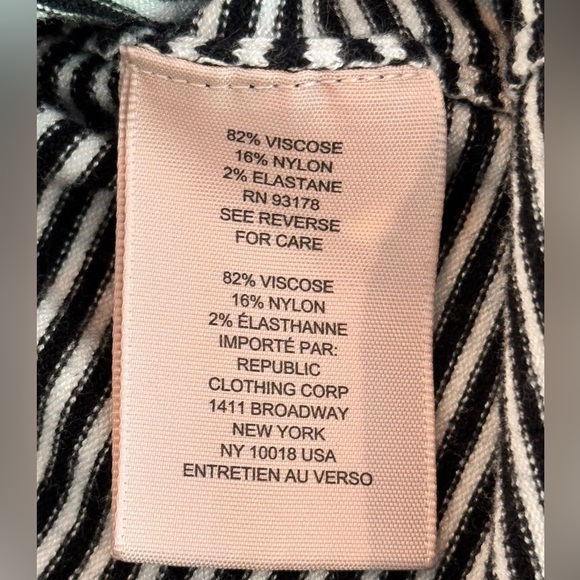 PHILOSOPHY SOFT STRIPED short sleeve SWEATER TOP, Women's Size L/G - Picture 7 of 9